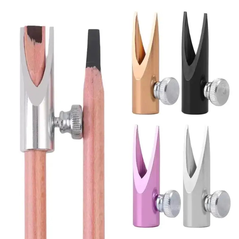 Aluminum Eyebrow Pencil Sharpener for Microblading & Makeup Eyebrow Pencil Sharpener Qst