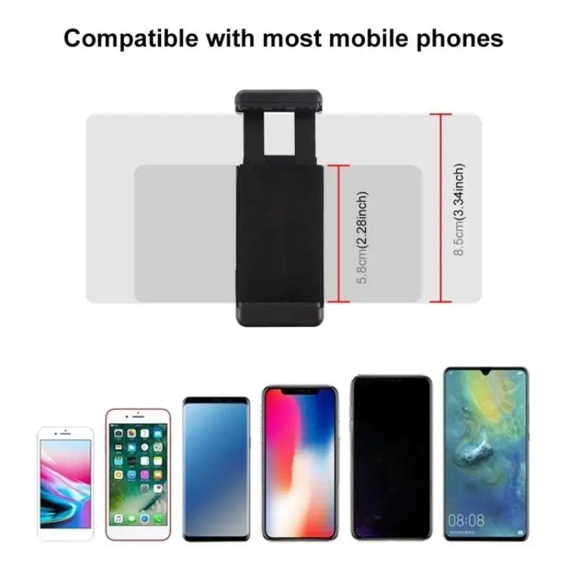 Flexible Phone Mount Camera Hot Shoe Tripod Adapter Clip Camera Phone Mount Qme
