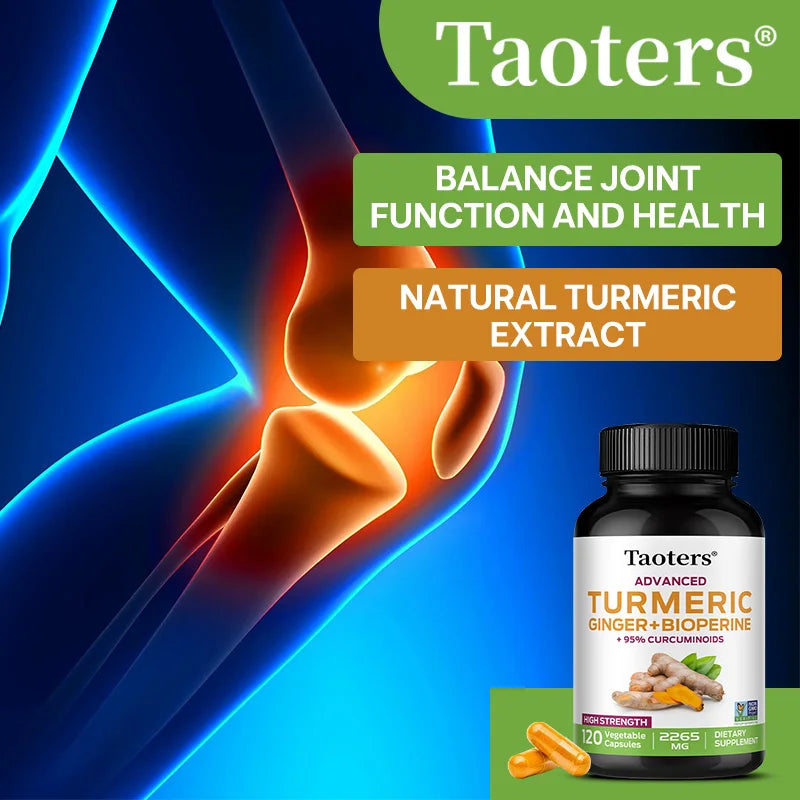 Turmeric Ginger Root & Black Pepper Extract Capsules 120ct Herbal Supplement Capsules Qst
