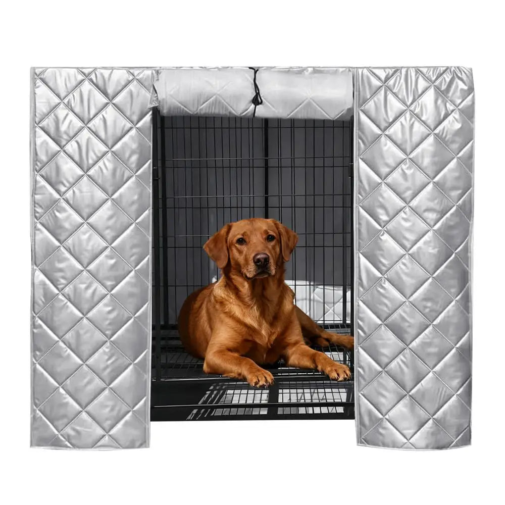 Waterproof Dog Crate Cover – Breathable Roll-Up Window Dog Crate Cover Qme 100x60x70cm China Mainland