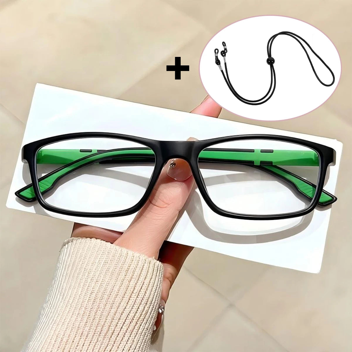 VOPHA Auto Focus Reading Glasses – Blue Light Filter +1.00–+2.50D Reading Glasses Qst Green