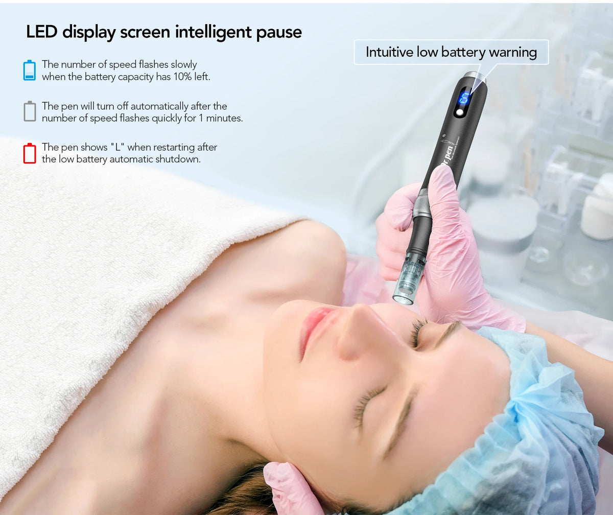Dr. Pen Ultima M7S Wireless Microneedling Pen + 2 Cartridges Microneedling Pen Qst