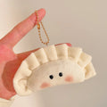 Cute Dumpling Plush Keychain – Soft Stuffed Pendant Key Ring Plush Keychain Qme A