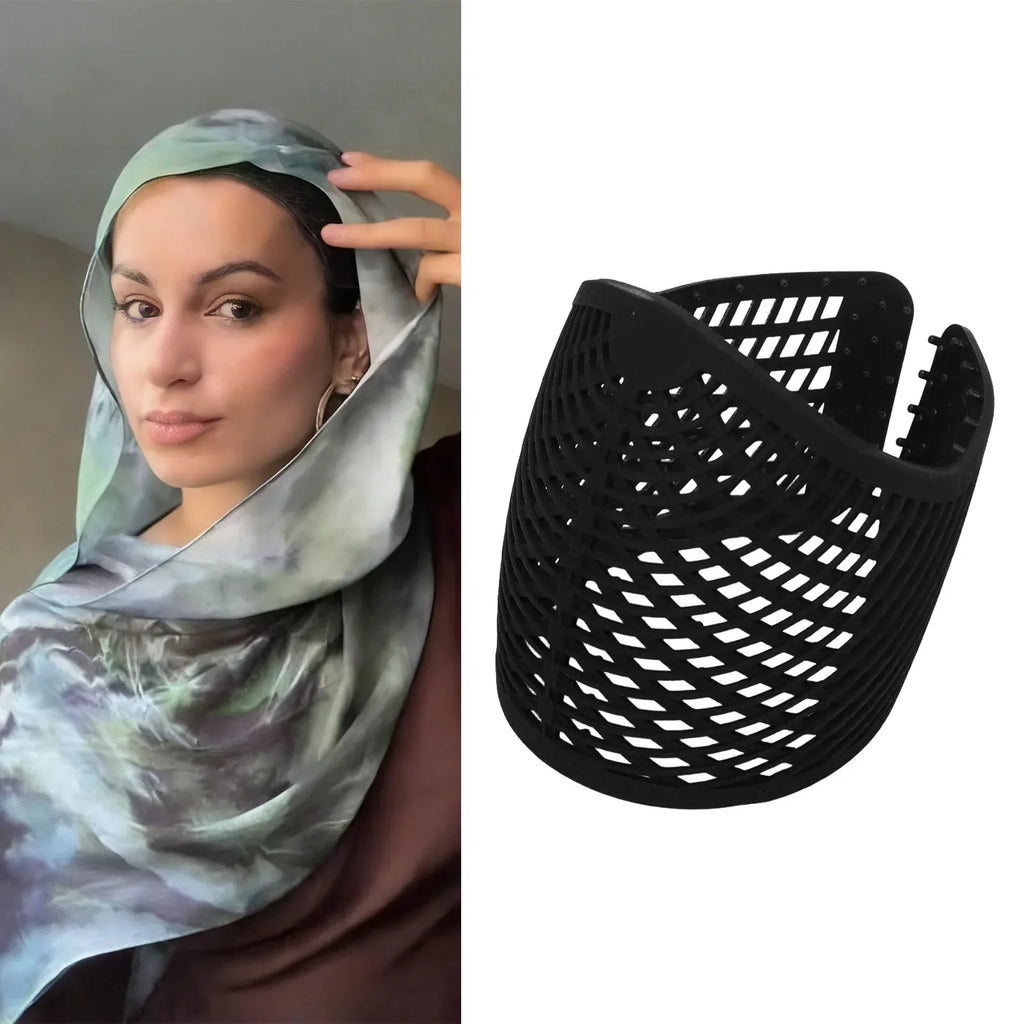 Hijab Headband Crown Holder – Elastic Nylon Stretchy Underband Hijab Underband Qme