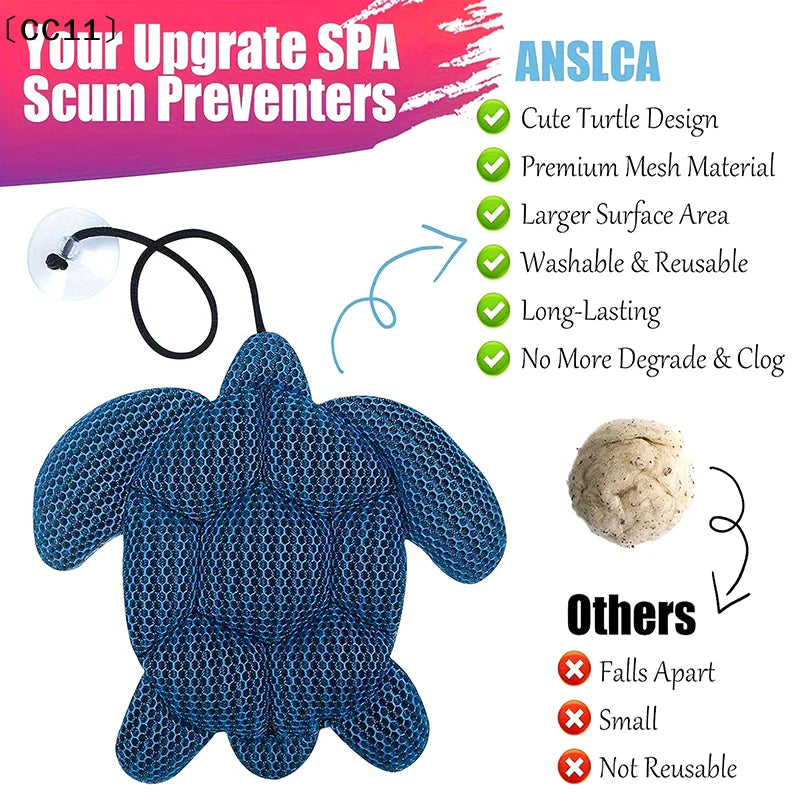 Reusable Spa Oil Absorbing Floating Sponge Ball for Hot Tubs Spa Cleaning Sponge Qme