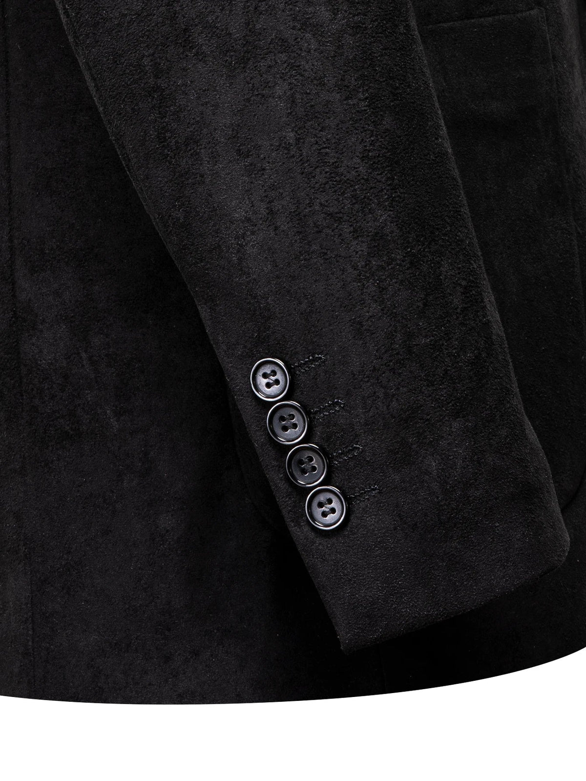 Men's Vintage Suede Blazer | Single Breasted Business Jacket Men's Suede Blazer Qme