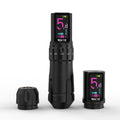 ROKYO CR07 Wireless Tattoo Machine Pen | OLED Adjustable Stroke Wireless Tattoo Machine Qme Black Two Batteries USB Type-C