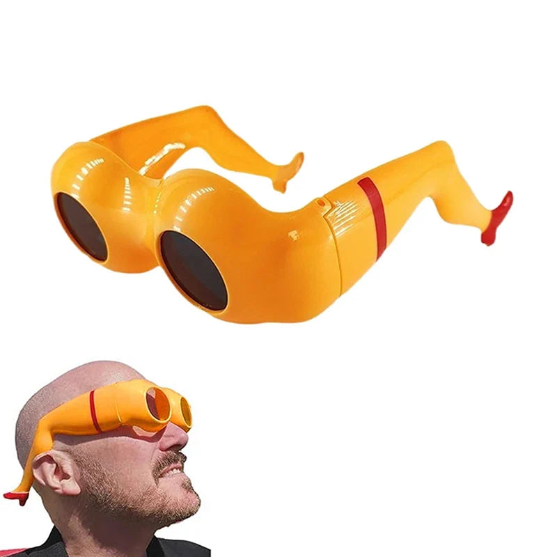 Novelty Leg Buttocks Funny Prank Glasses – Adult Gag Gift Novelty Gag Glasses Qme