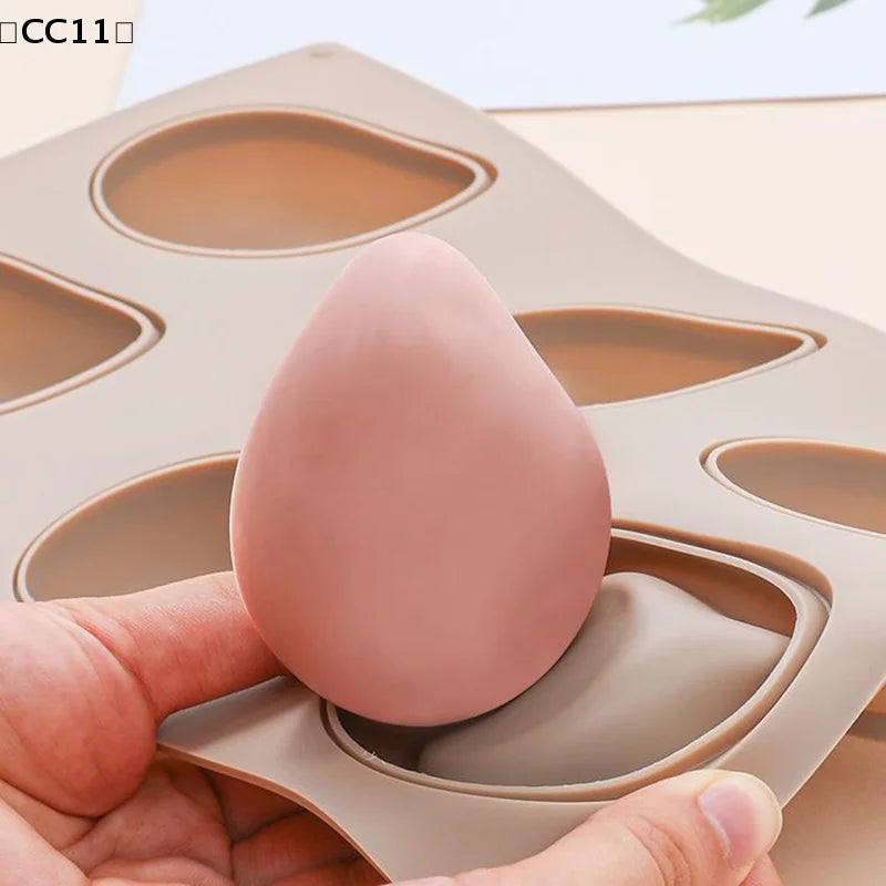 Mango Fruit Silicone Mold – 6 & 12 Cavity Mousse Cake Mold Silicone Baking Mold Qme