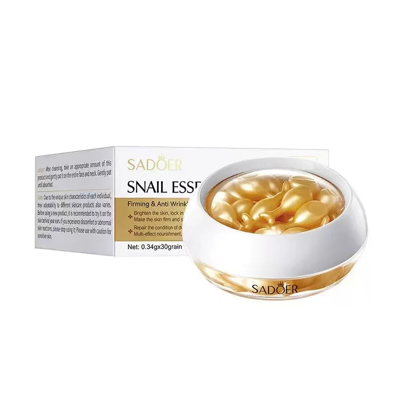 Hyaluronic Acid Capsules Serum – Hydrating Moisturizing Essence Facial Serum Capsules Qme