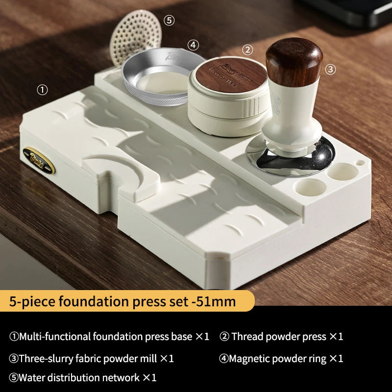 Bincoo 51/58mm Three-Blade Coffee Distributor & Leveler Set Coffee Distributor Set Qst 51mm-5pcs China Mainland