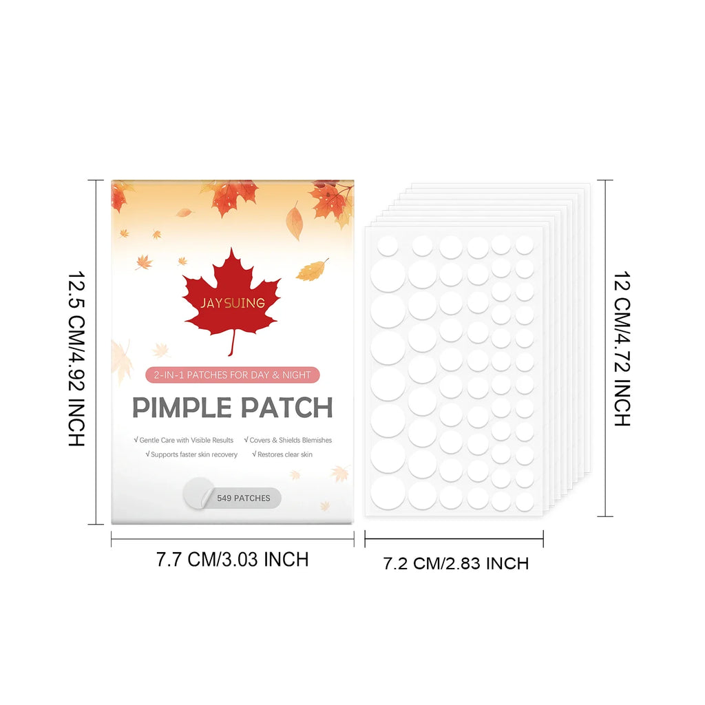 Hydrocolloid Acne Patches – Invisible Spot Treatment | Qme Acne Spot Patches Qme 549patches Boxed