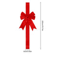 Reusable Christmas Ribbon Bows | Door, Tree & Wall Decor Christmas Ribbon Bows Qme Red 200x10cm