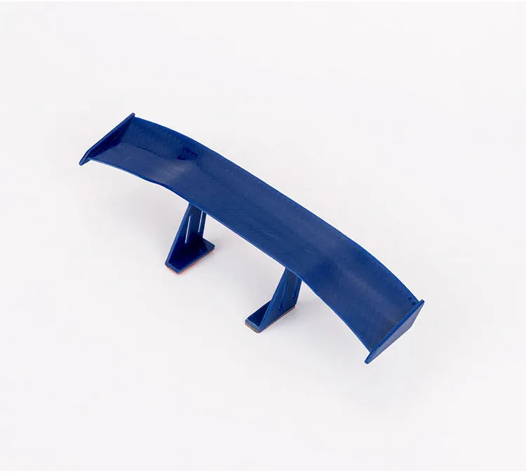 Mini GT Carbon Fiber Style Rear Spoiler Wing | No-Drill Car Spoiler Wing Qme N b