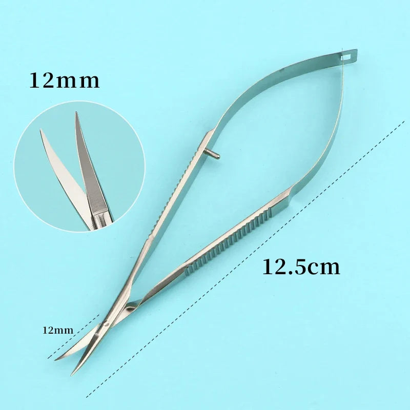 Stainless Steel Double Eyelid Scissors – 6 Colors | Qme Precision Scissors Qme