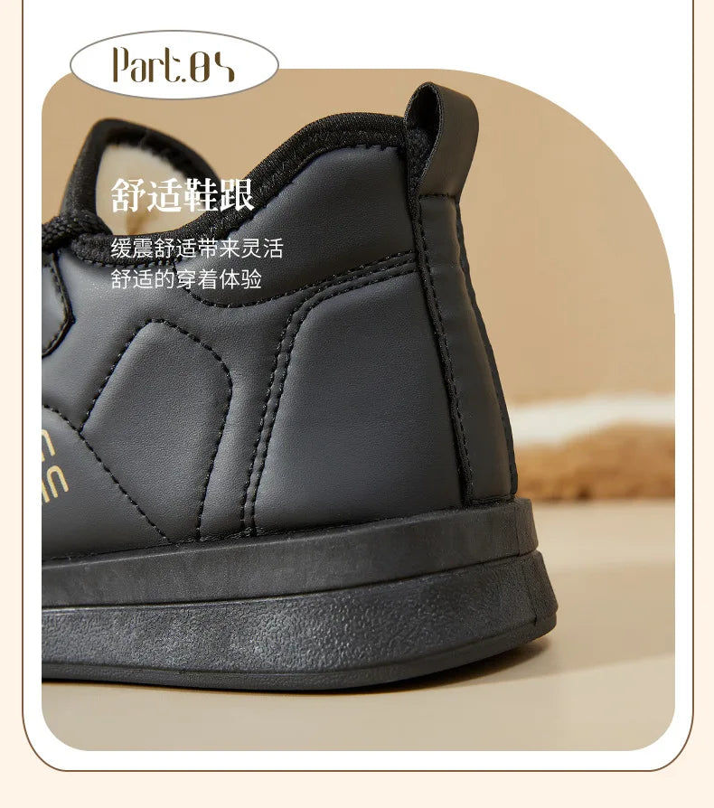 Women's Waterproof Warm Snow Boots – Anti-Slip Winter Ankle Women's Snow Boots Qst