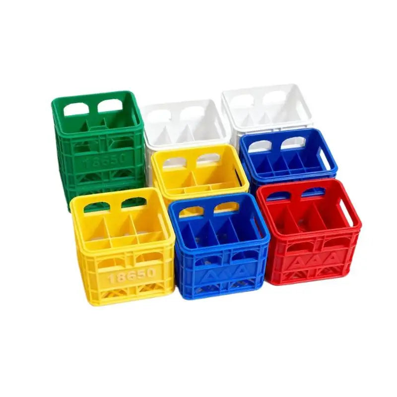 3D Printed Battery Storage Box – AA AAA 18650 Beer Crate Battery Storage Box Qme