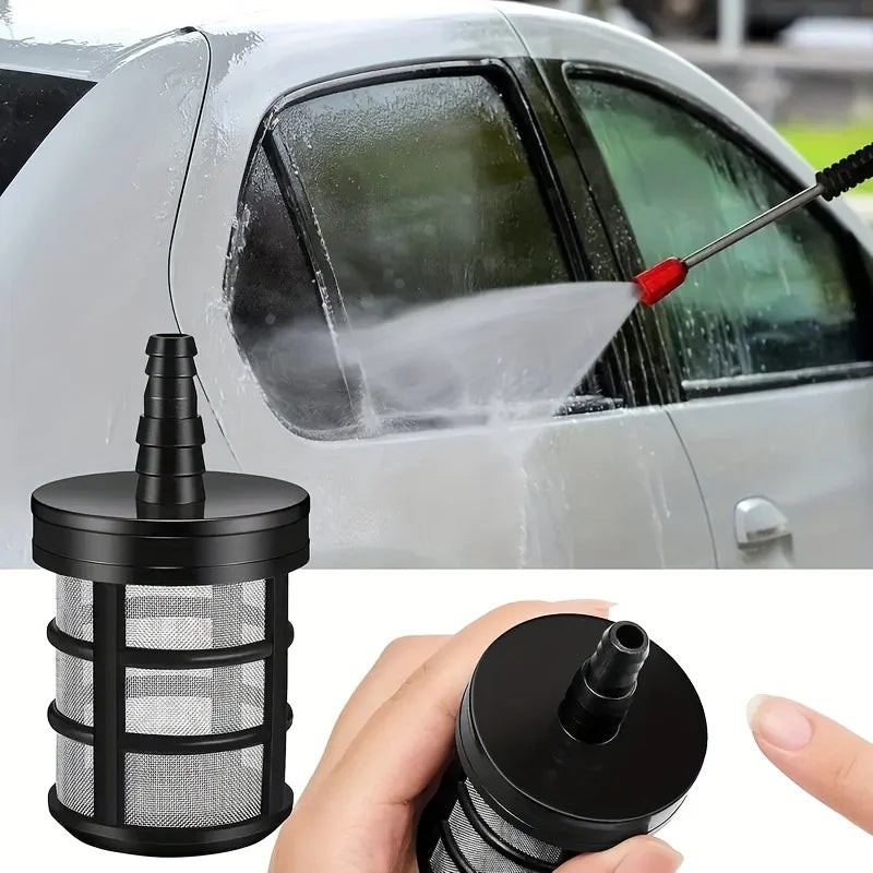 Double Stainless Steel Garden Hose Filter | Spray & Car Wash Garden Hose Filter Qme