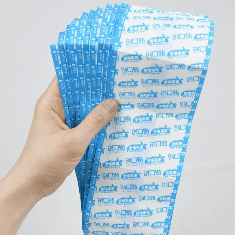 Transparent Waterproof Adhesive Bandages 120pcs – Kids & Adults Adhesive Bandages Qme