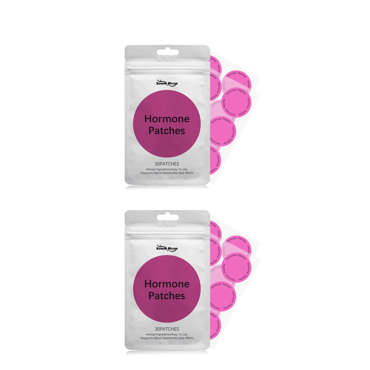 South Moon Women's Hormonal Balance Patches – 30/60/90 Pack Wellness Patches Qst 2 x 30pcs in bag