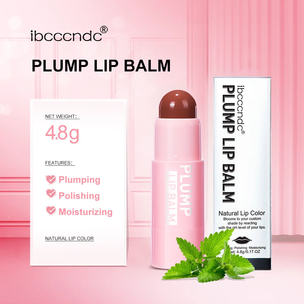 Tinted Plumping Lip Balm with Peptide – 4 Colors Tinted Lip Balm Qst