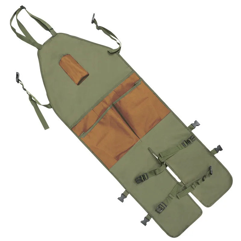 Garden Leg Gaiter Apron – Waterproof, Pockets & Dirt Shield Garden Leg Gaiter Apron Qme green