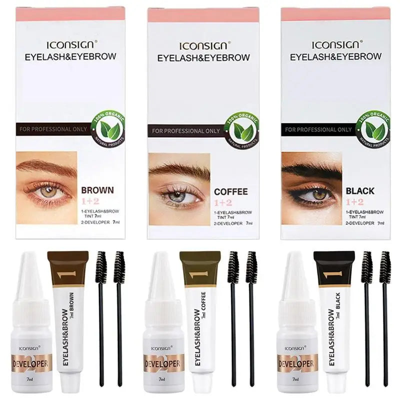 Eyebrow Tinting & Eyelash Dye Gel – Quick Dry Waterproof Eyebrow Tinting Gel Qme