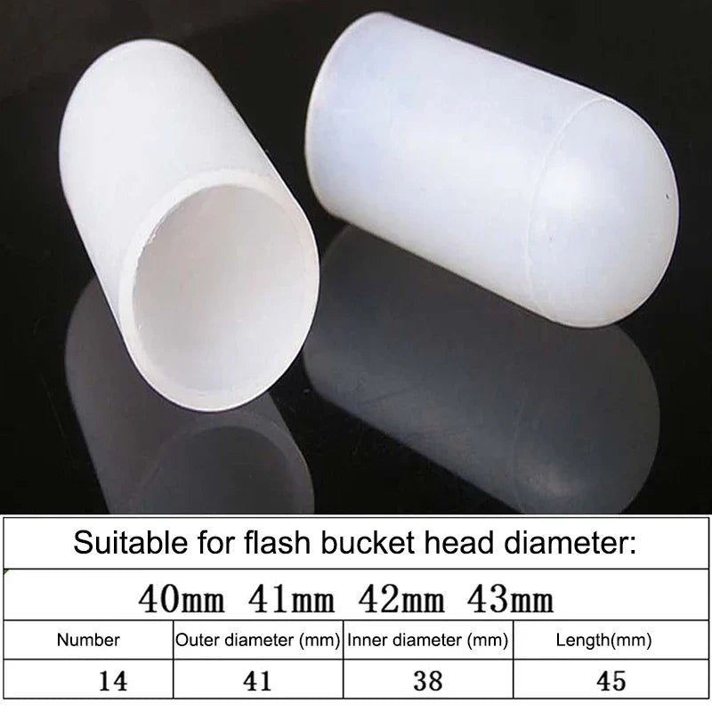 Silicone Elastic Flashlight Lampshade SP31 SP35 IF22A SP36 Flashlight Accessory Qme 39 43mm