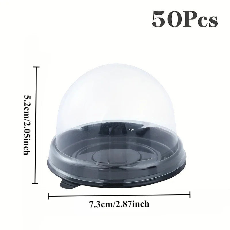 Circular Mooncake Dome Box – Egg Custard Dessert Packaging Dessert Packaging Box Qme