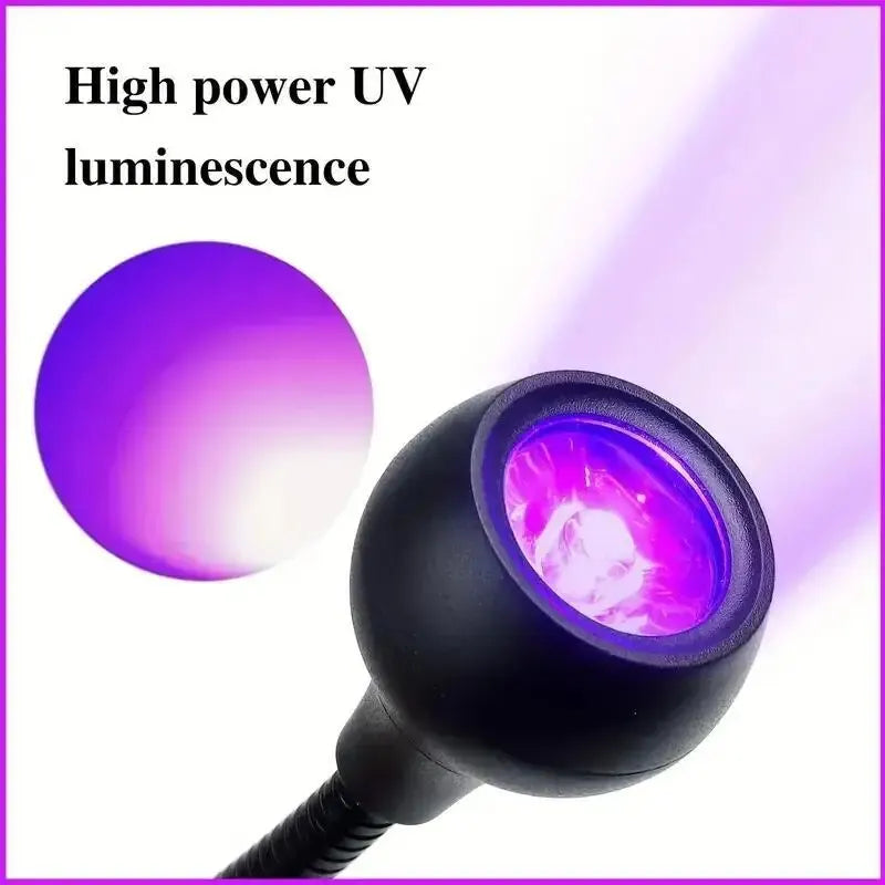 Portable LED Nail Lamp Clip Dryer for Gel Polish | Home Salon LED Nail Lamp Qme