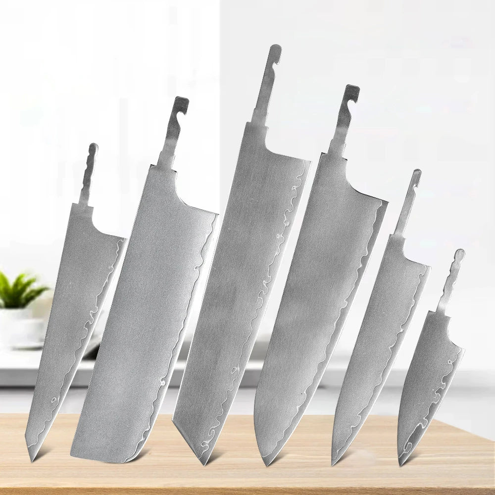 DASHWAY Japanese Hand Forged Blank Blade – DIY Kitchen Knife Blank Knife Blade Qst