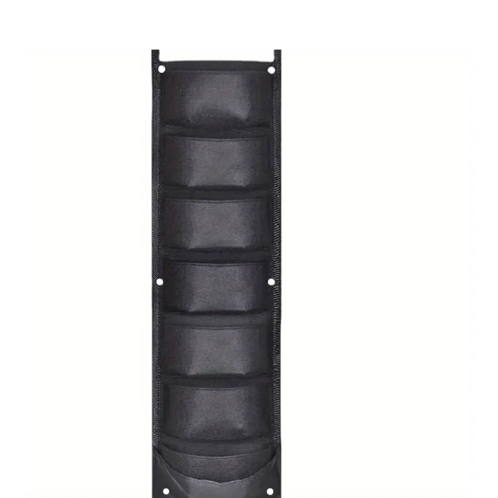 7-Pocket Vertical Wall Planter – Hanging Herb & Flower Pots Vertical Wall Planter Qme