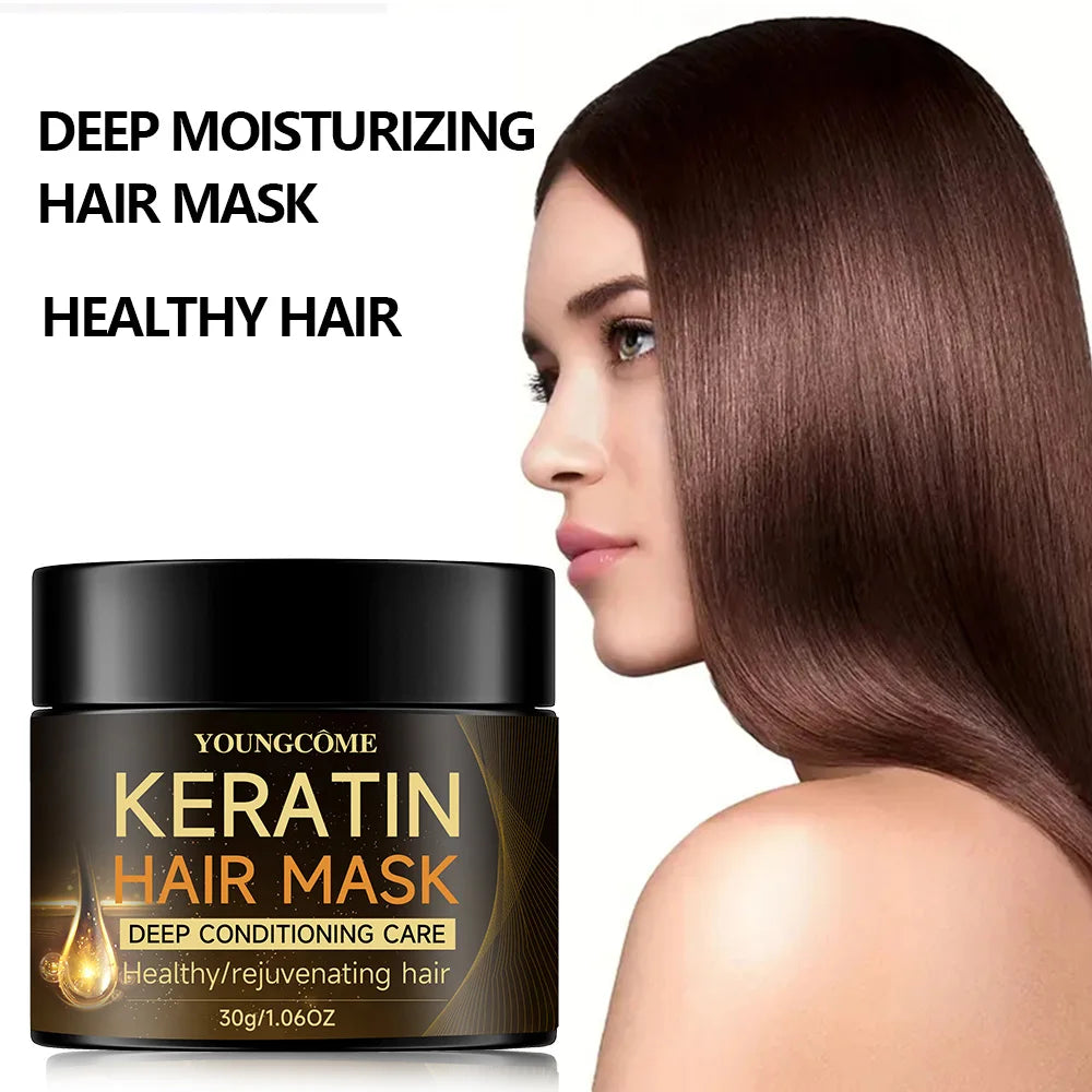 YOUNGCOME Keratin Hair Mask – Moisture, Shine & Frizz Control Keratin Hair Mask Qst