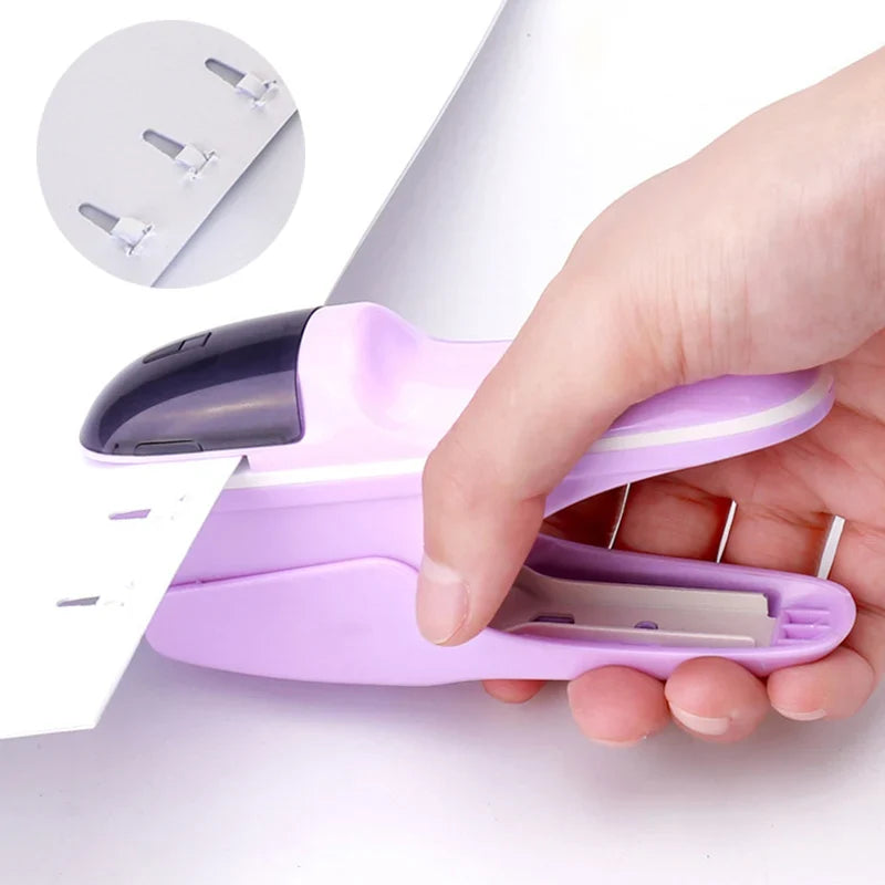 Stapleless Stapler – Binds Up to 8 Sheets | Home Office School Stapleless Stapler Qme