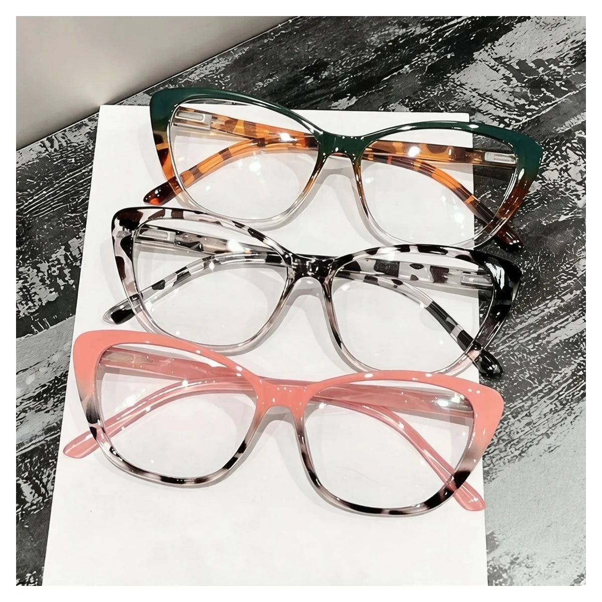 VOPHA Cat-Eye Auto-Focus Reading Glasses Unisex L66 Auto-Focus Reading Glasses Qst