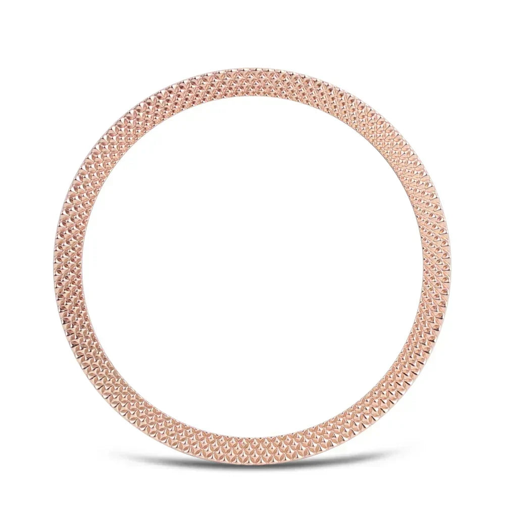 Metal Bezel Ring for Samsung Galaxy Watch 7 6 5 4 Classic Cover Watch Bezel Cover Qme RG Rhombus Watch4 Classic 42mm
