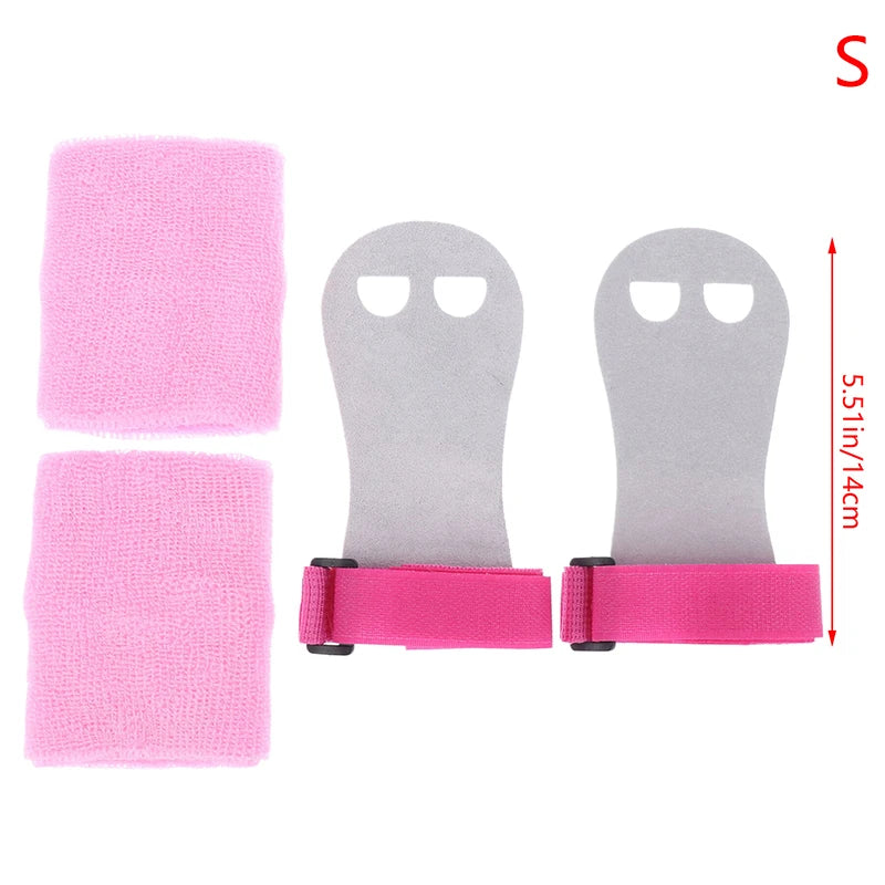 Gymnastics Grips & Wristbands Set – Palm Protection Girls Gymnastics Grips Set Qst S Pink