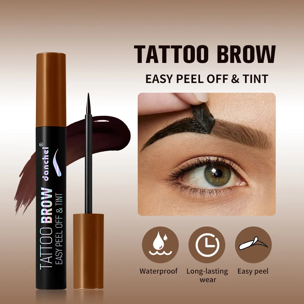 Peel Off Eyebrow Tint Gel – 3D Fluffy Smudge-Proof Brow Eyebrow Tint Gel Qst