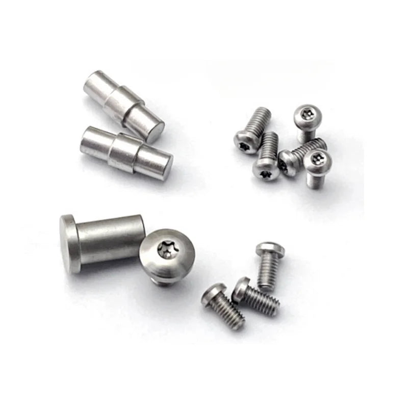 Stainless Steel DIY Screw Set for Recon1 Folding Pocket Knife Knife Handle Screws Qst WHITE 1 set