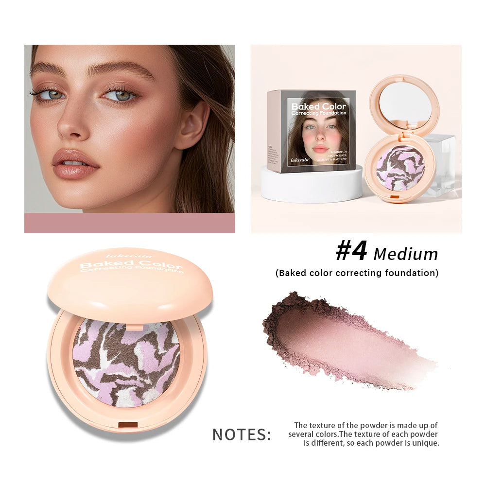 Baked Color Correcting Contour & Highlight Palette | All Skin Contouring Palette Qst 04