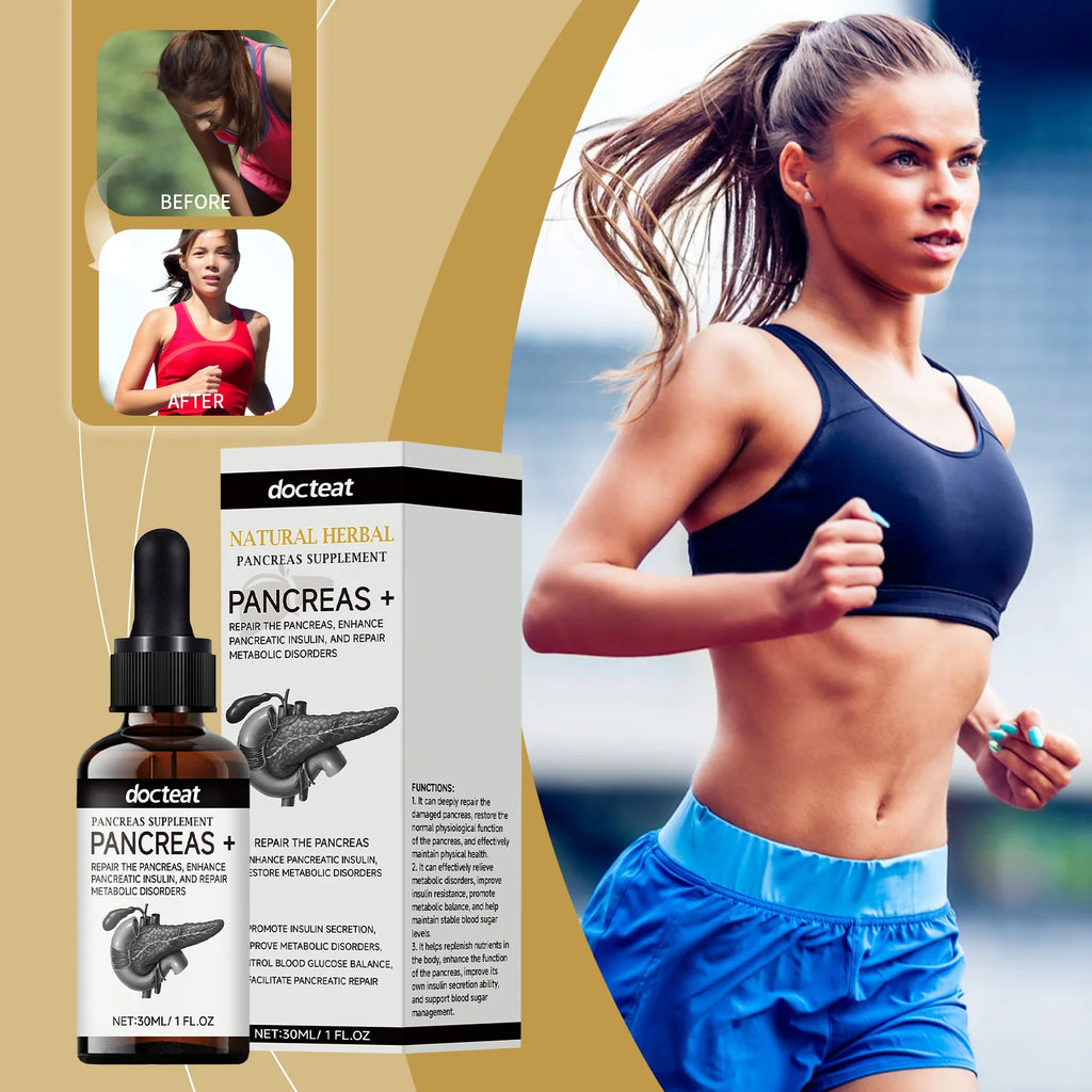 DOCTEAT Pancreas Support Supplement – Boost Vitality Daily Dietary Supplement Qst