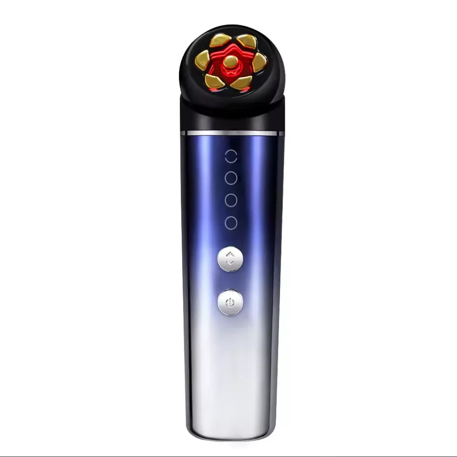 3-in-1 Red Light Facial Massager – Face & Neck Skincare Device Facial Massager Device Qst Blue
