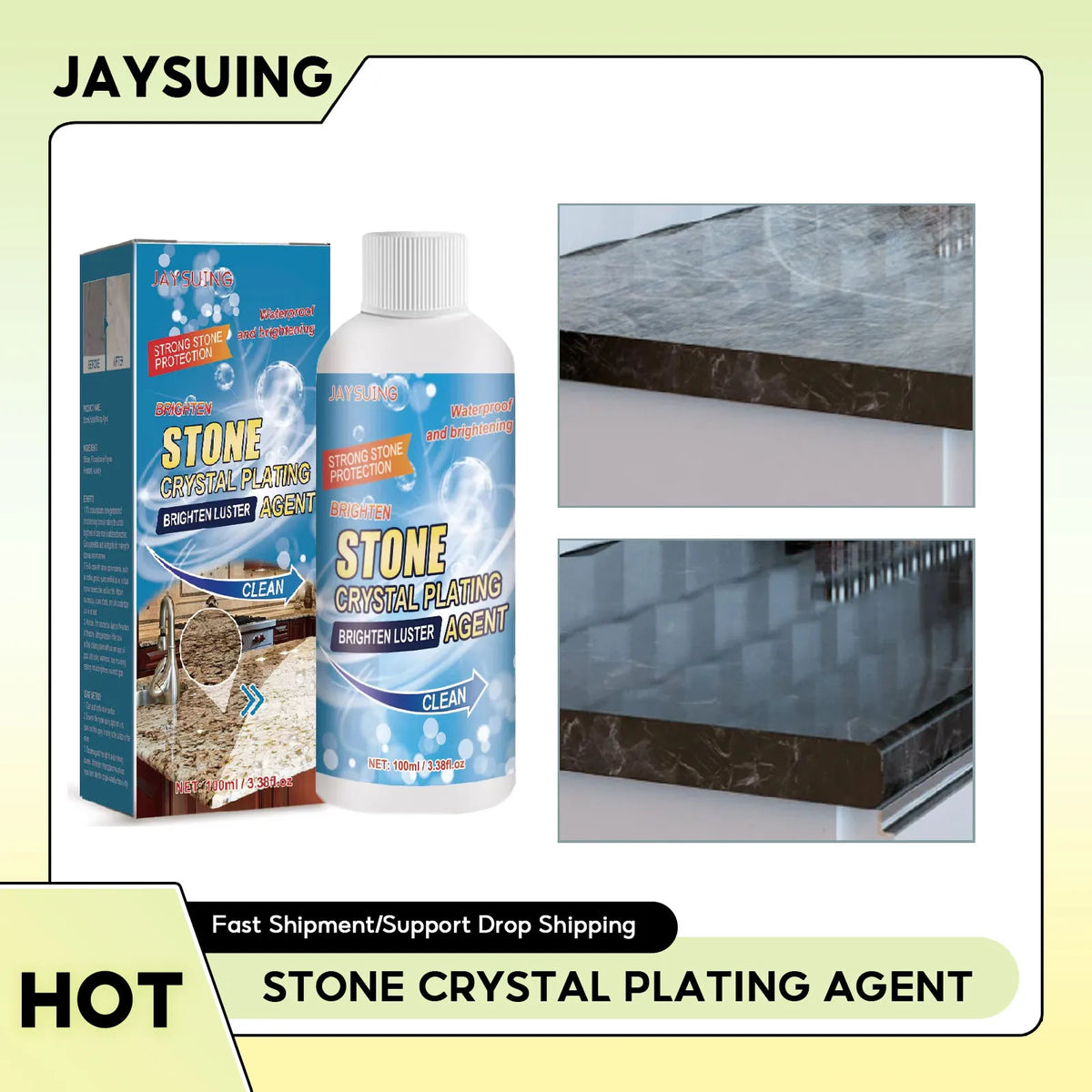 Stone Crystal Polishing & Coating Agent – Marble & Quartz Stone Polishing Coating Qme