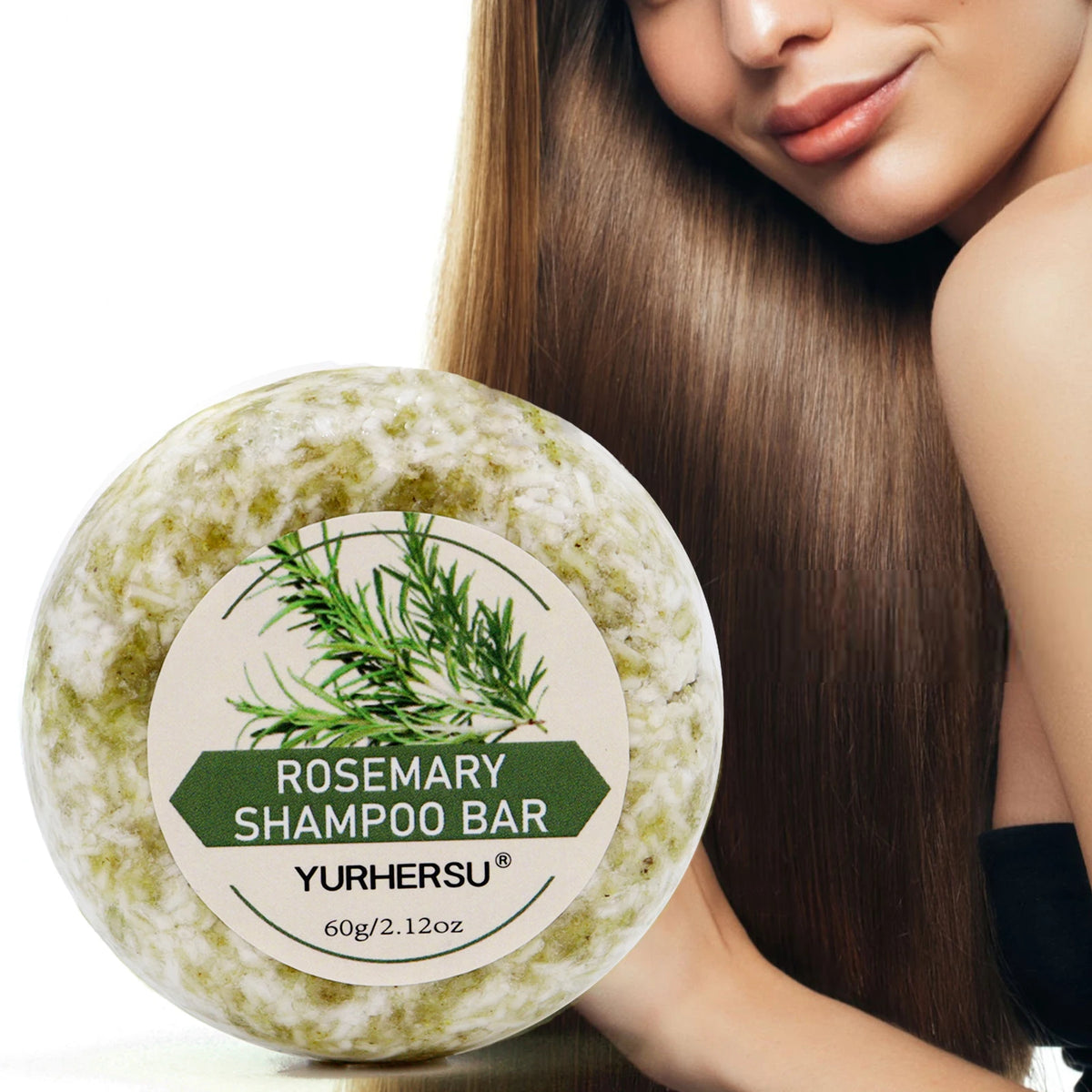 Rosemary Shampoo Soap Bar – Nourishing 60g All Hair Types Shampoo Bar Qst