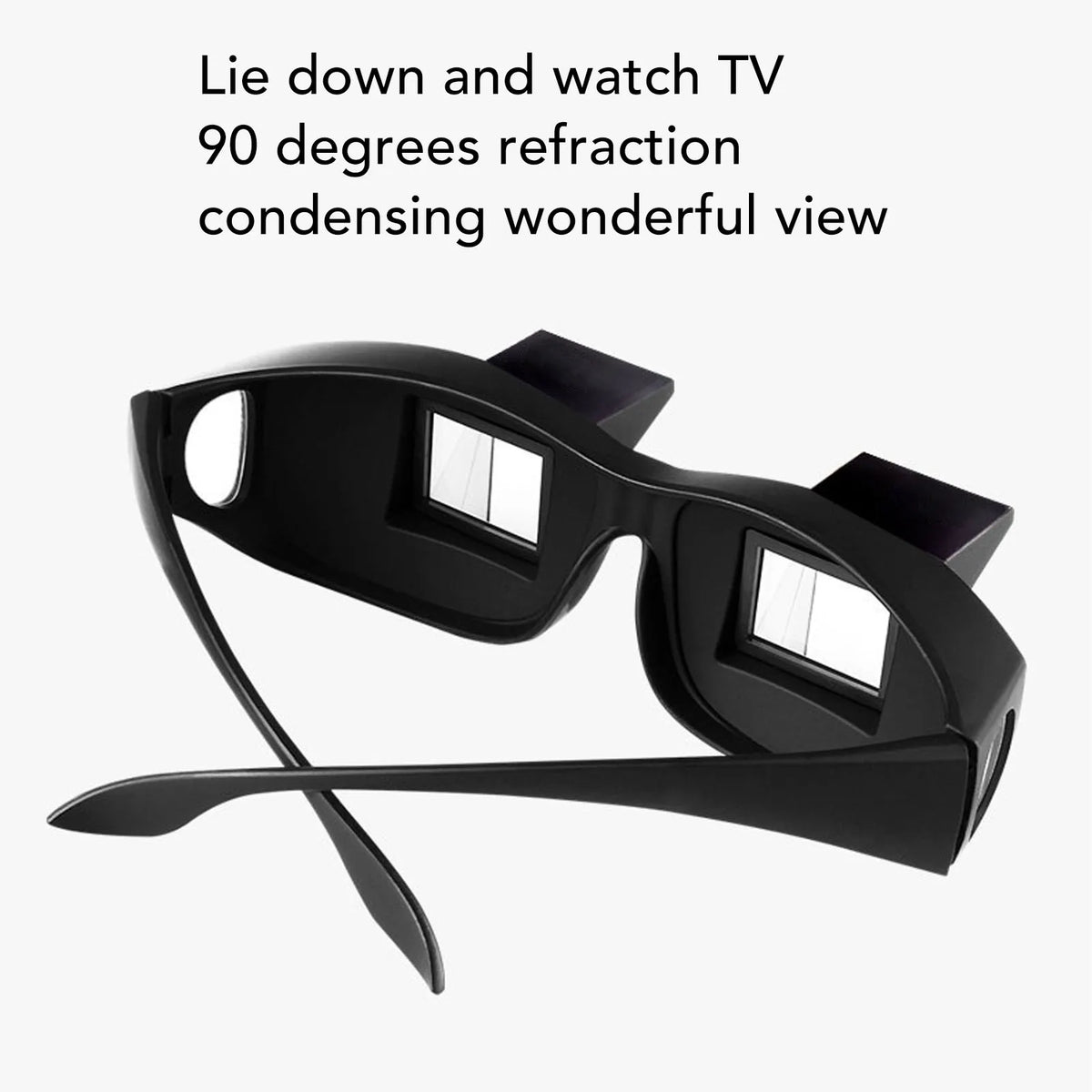 Bed Prism Glasses – 90° Lazy Reading Spectacles for Lying Down Prism Reading Glasses Qst
