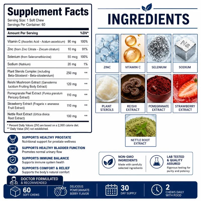 Zinc Vitamin C Selenium Herbal Blend Supplement 60 Capsules Herbal Supplement Qst