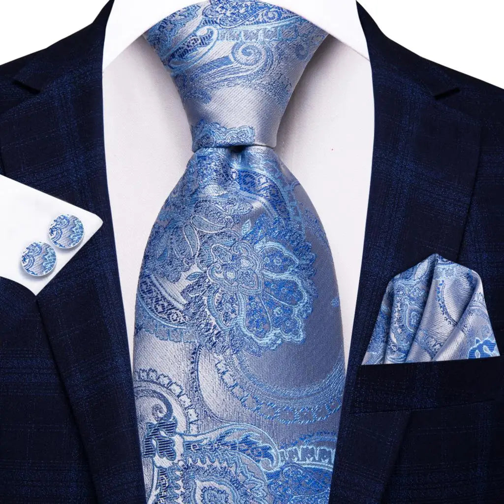 Men's Floral Necktie – Wedding & Party Tie | 46 Colors