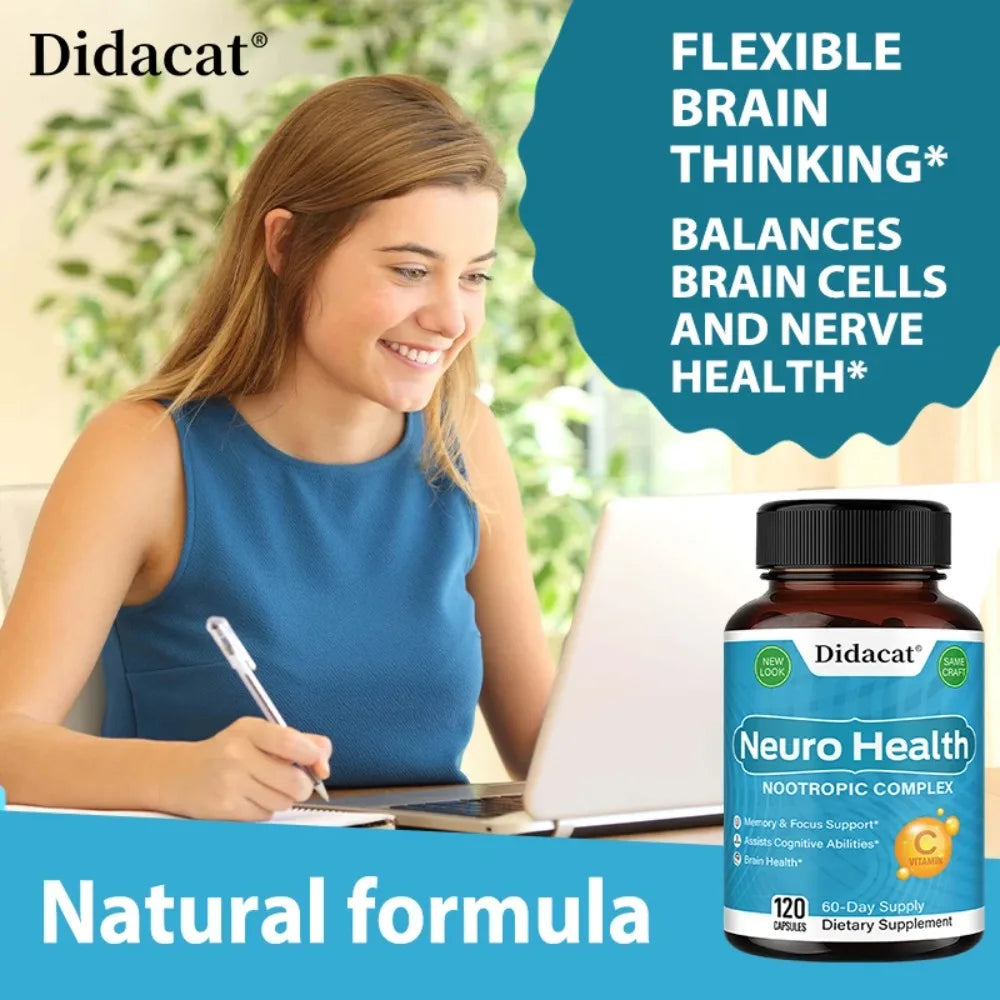 Bacopa Extract Capsules – Memory & Mental Clarity Support Herbal Supplement Qst