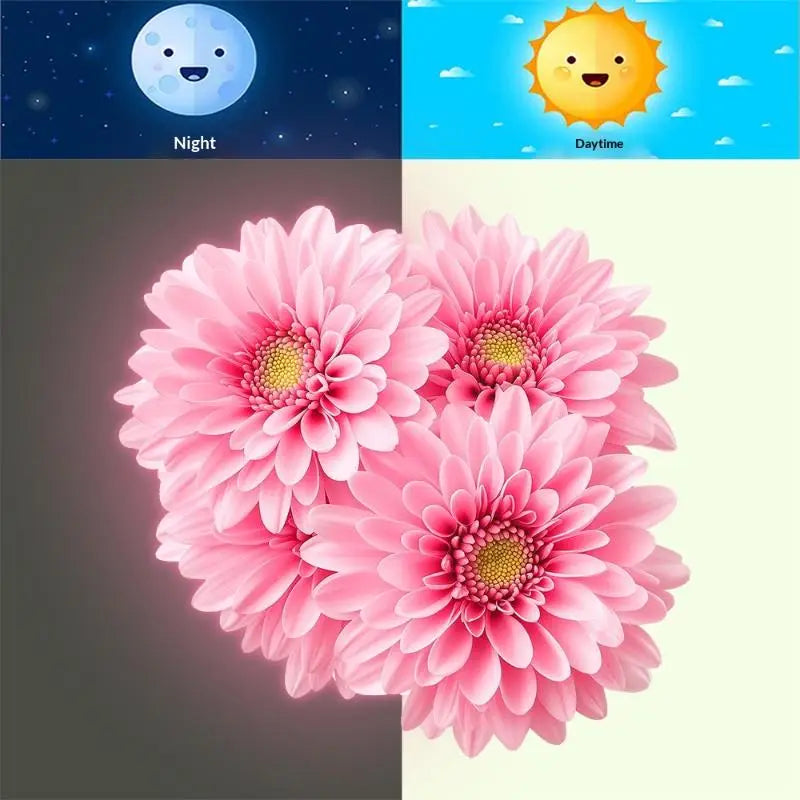 Luminous Toilet Seat Sticker – Glow Night Light Chrysanthemum Toilet Seat Sticker Qme