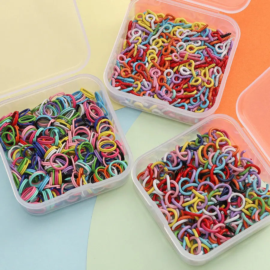 DIY Jewelry Making Kit – Jump Rings, Lobster Clasps & Beads Jewelry Findings Kit Qme